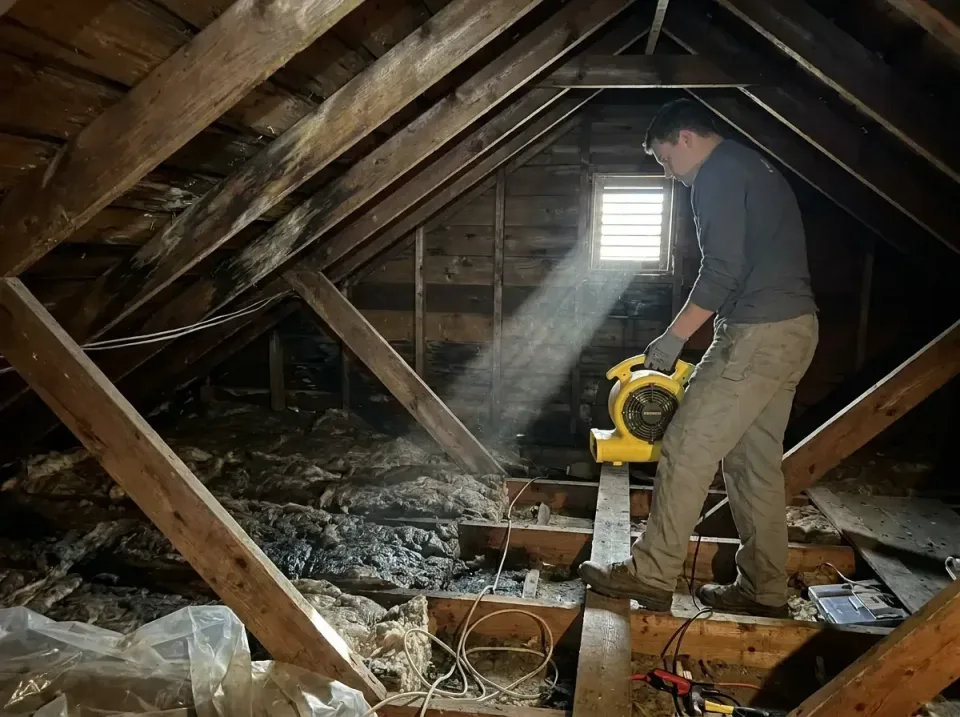 attic-water-damage-drying-proc-007 — frequently asked questions, Emergency Water Extraction & 24/7 Flood Response in Gallipo…